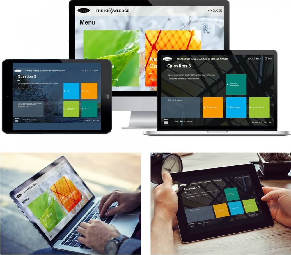 Bringing bold designs to corporate learning.