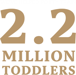 We've helped potty train 2.2 million toddlers.