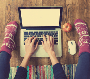 Person on laptop
